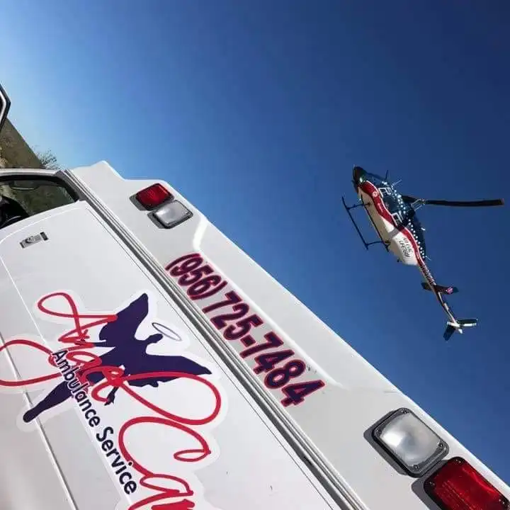 angel care ems unit and helicopter